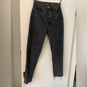 High Rise Straight Jeans